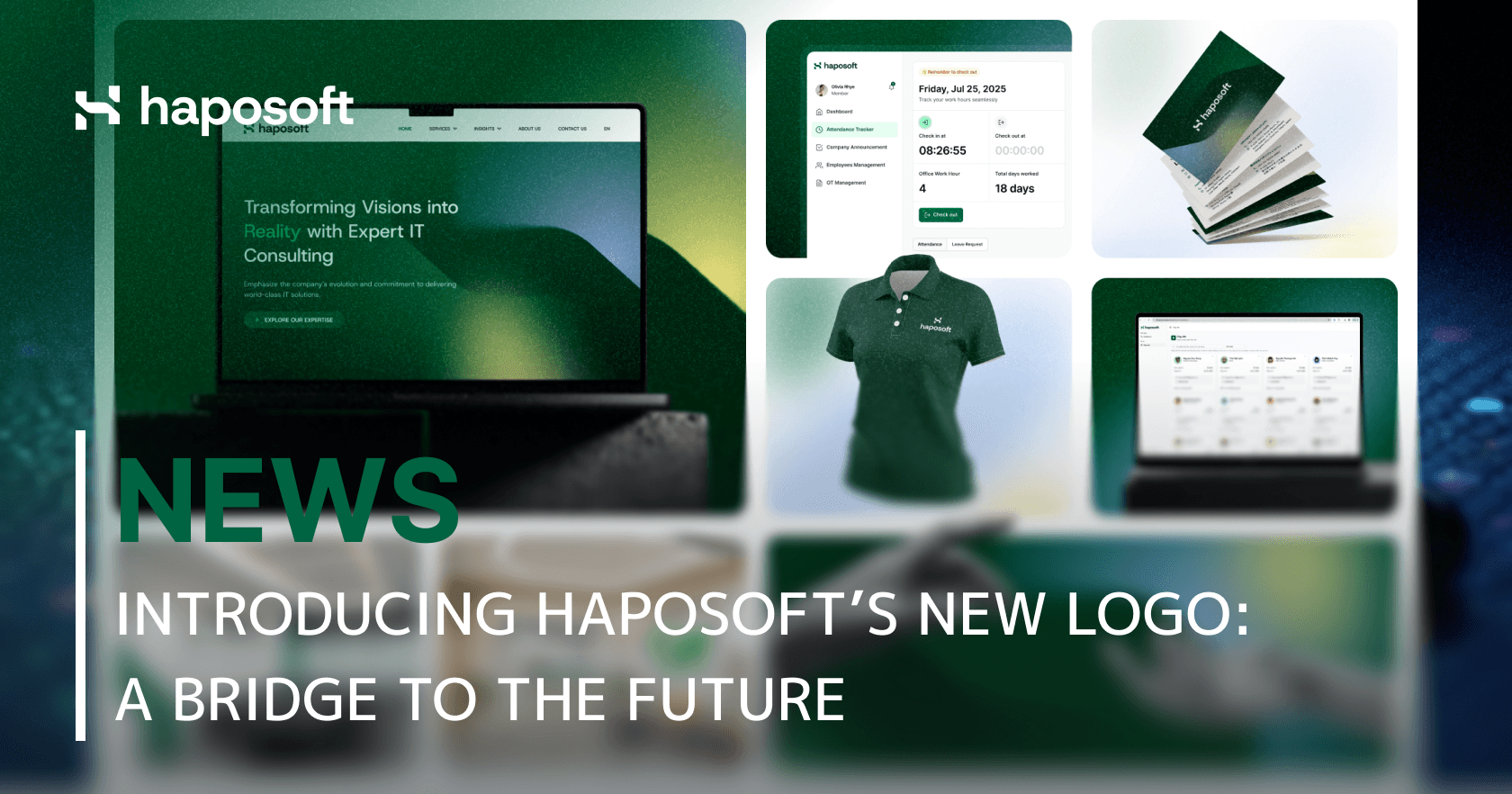 Introducing Haposoft’s New Logo: A Bridge to the Future