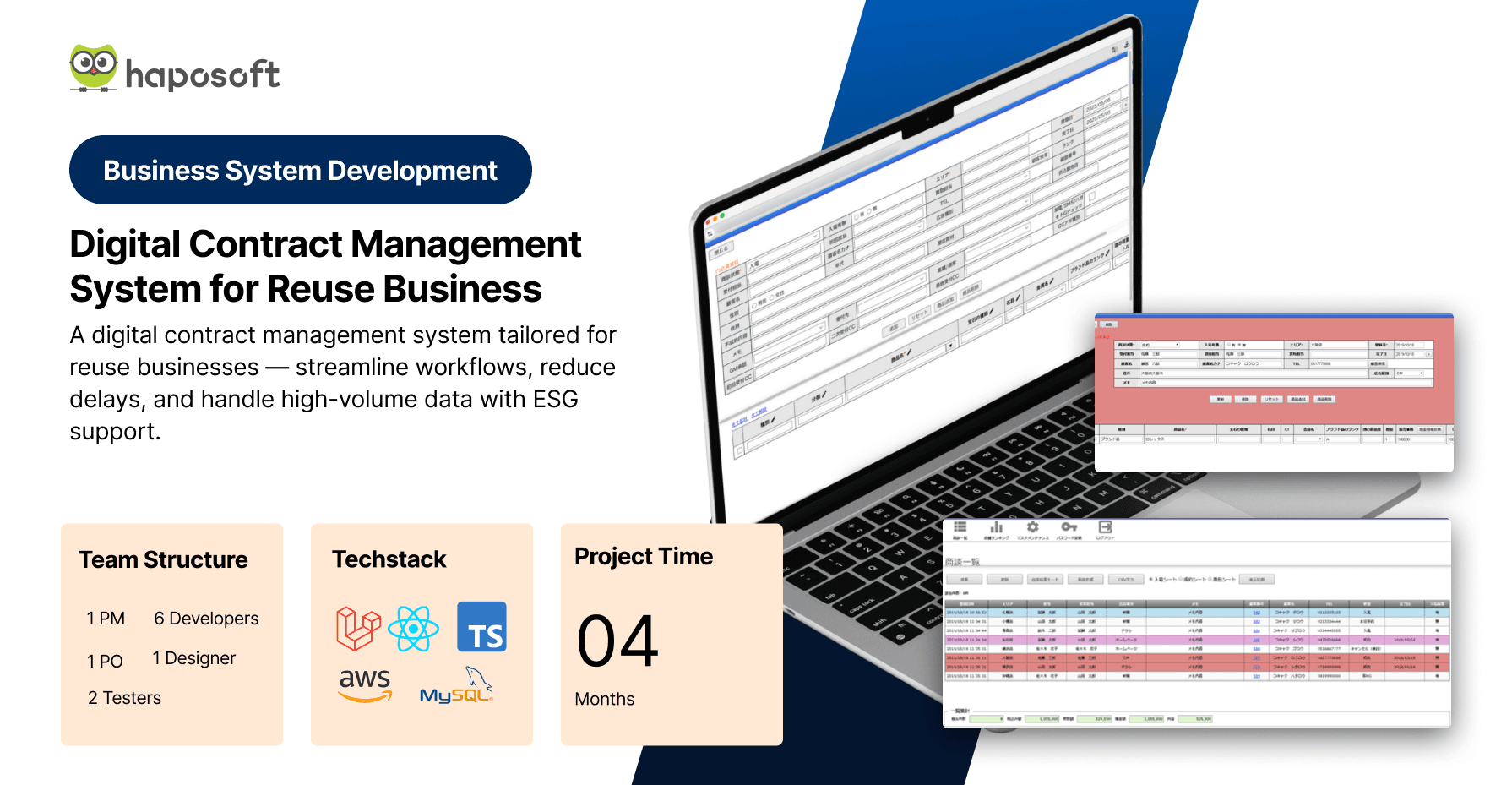 The client needed a faster way to manage supplier contracts across 1,200 stores.
